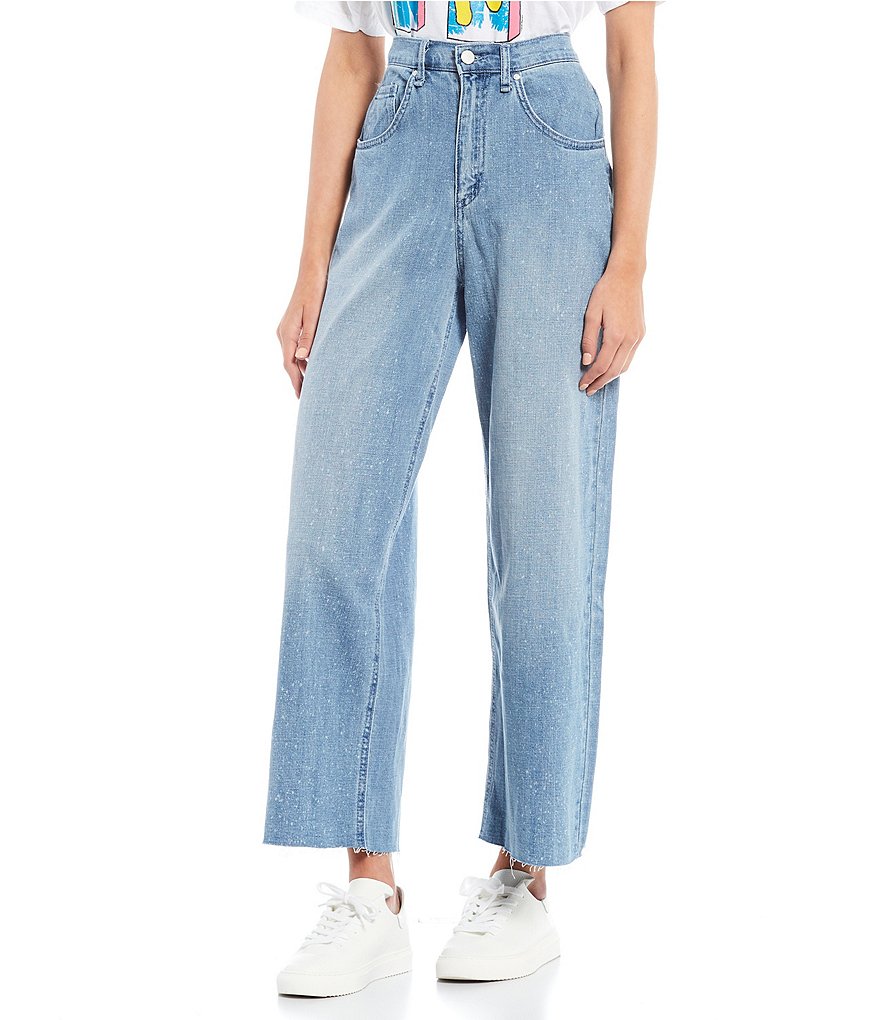 Celebrity Pink Destructed Cropped Skinny Jeans