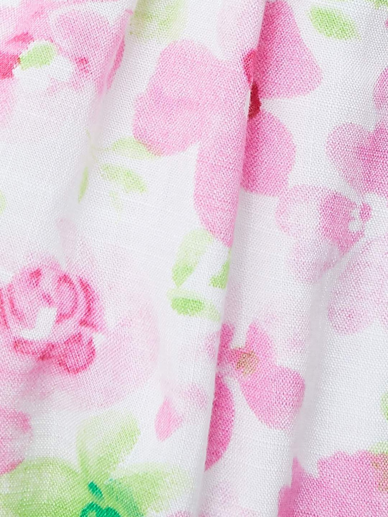 Ginger by Lifestyle White Floral Print Crop Top