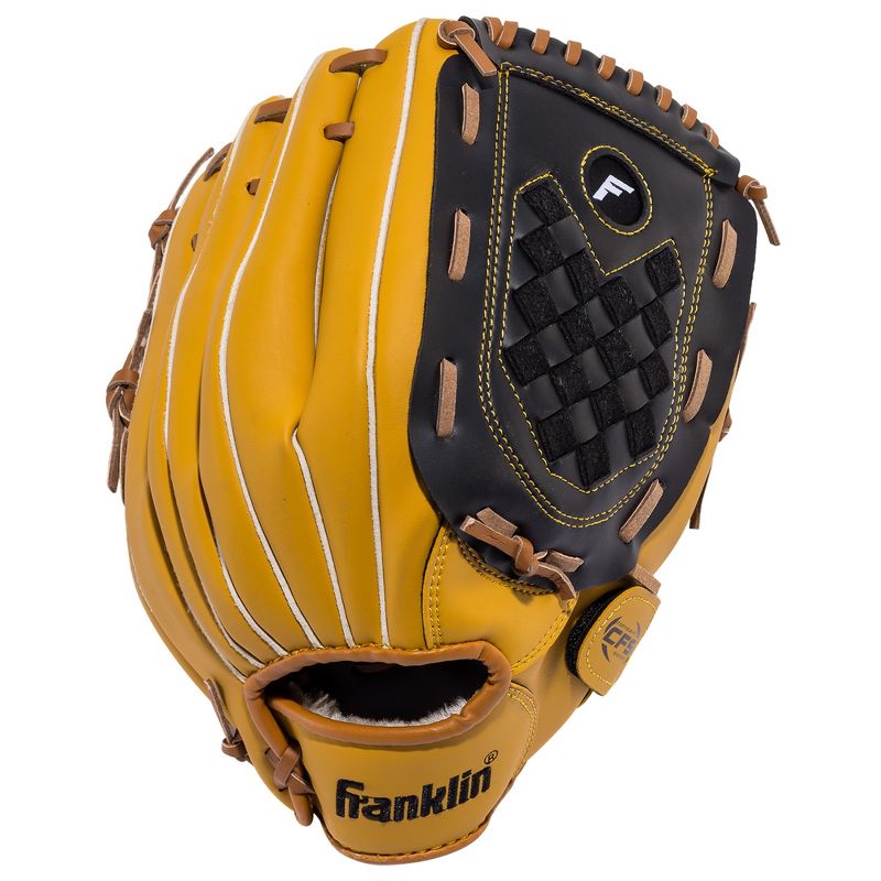 Franklin Sports 12" Pigskin Brown/Camel Baseball Glove - Right Hand Thrower