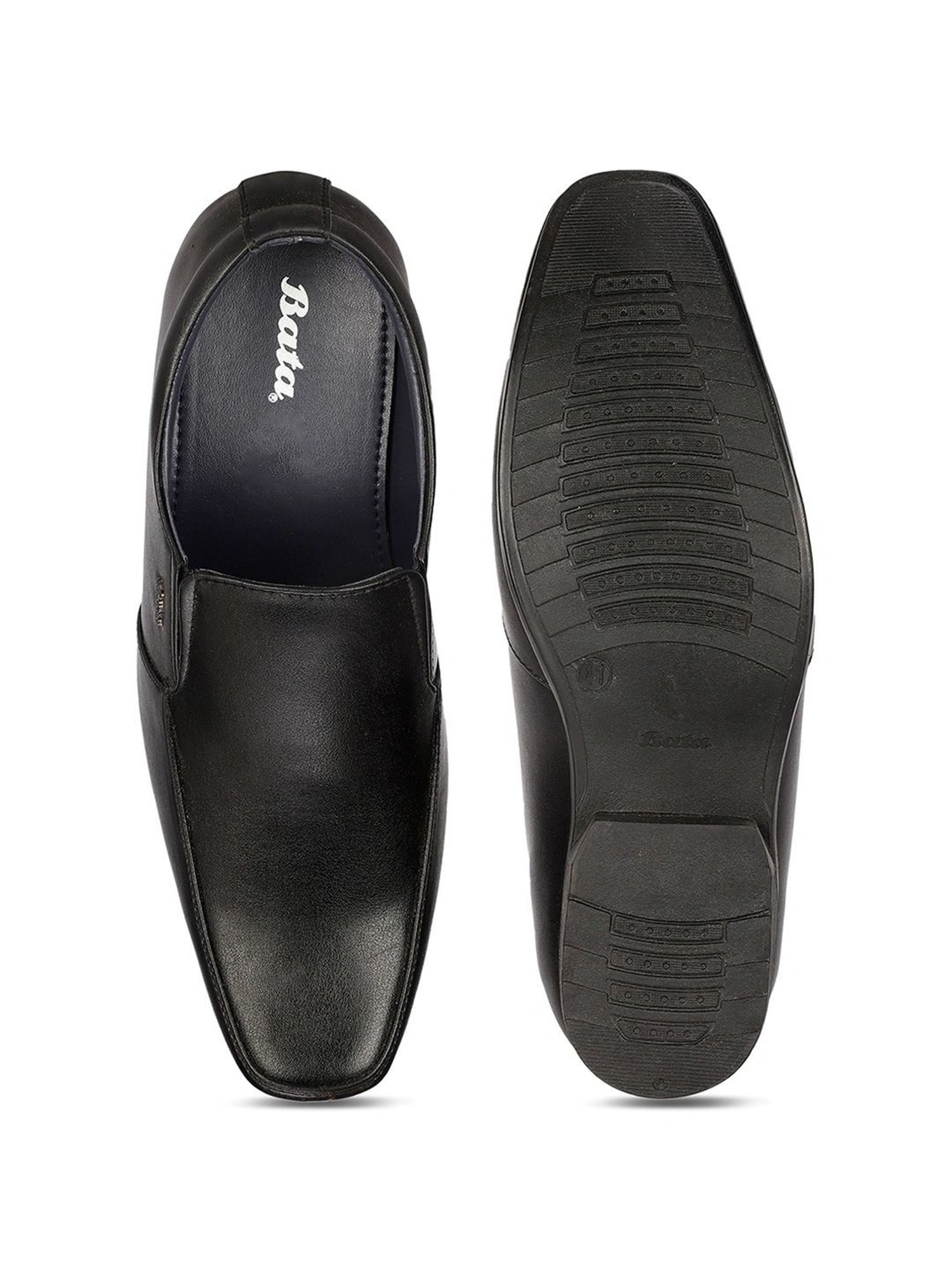 Bata Men's BOSS-DEMON Black Loafers