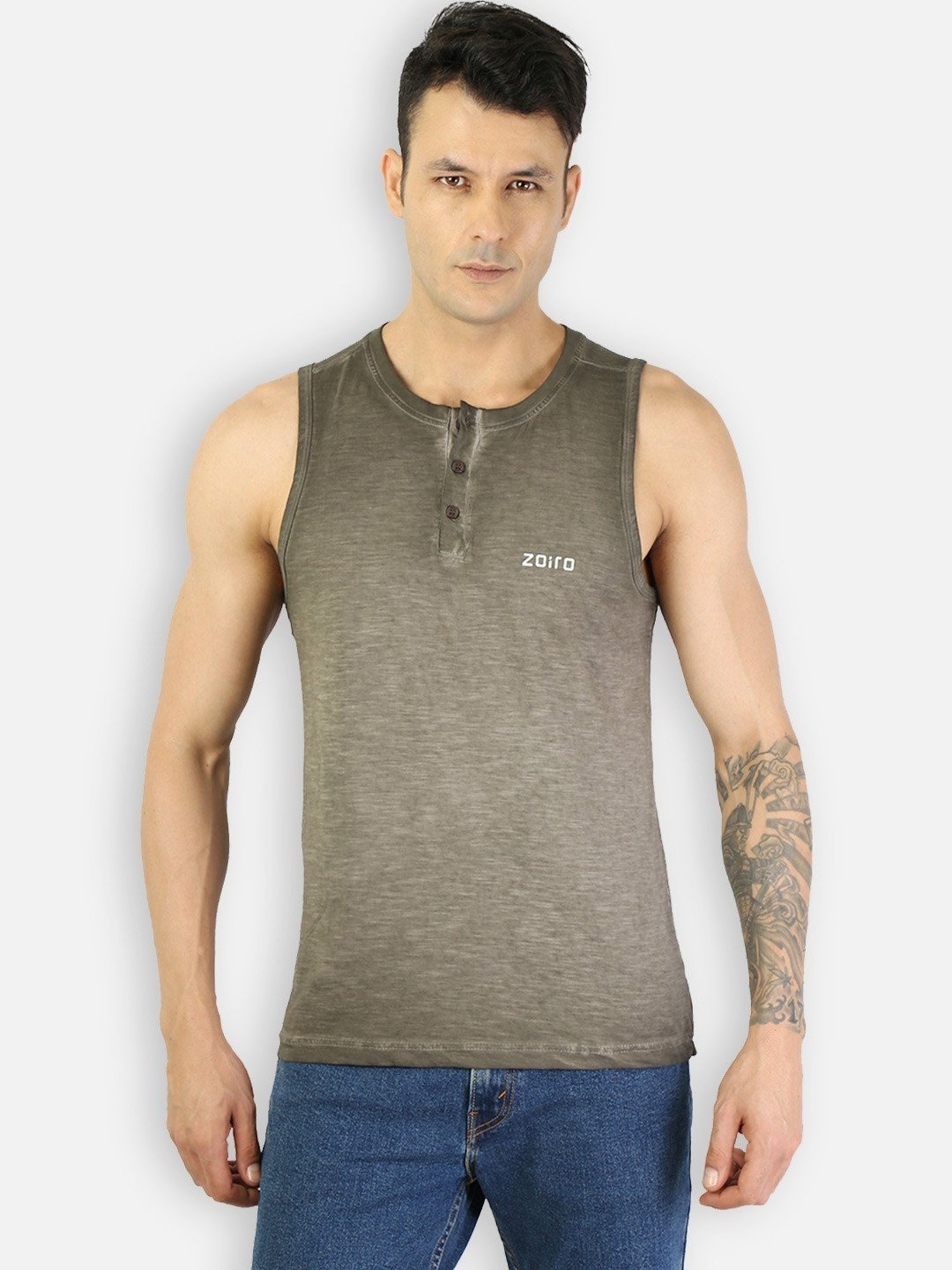 Zoiro Anthracite Regular Fit Vest