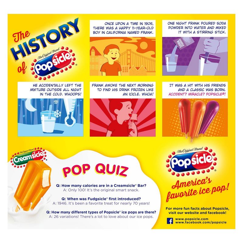 Fudgsicle No Sugar Added Original FudgePops - 18pk