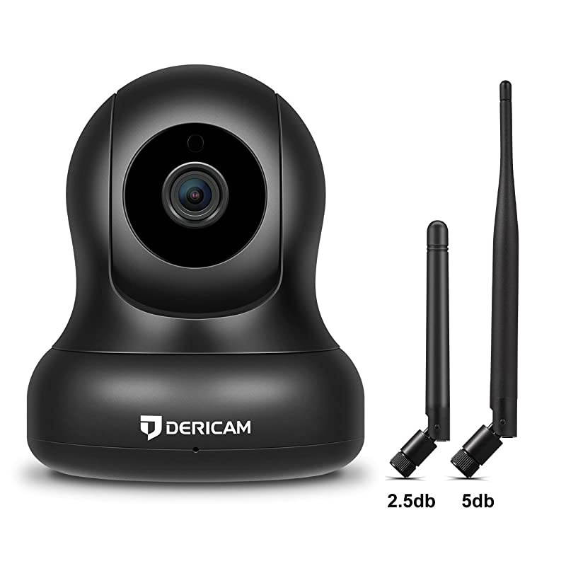 Wireless Security Camera, WiFi Home Indoor Camera, IP Camera 1080P Camera, 2 Way Audio Night Vision with an Additional 5dBi Powerful Antenna, Pan/Tilt Control for Home, Business, Baby Monitor