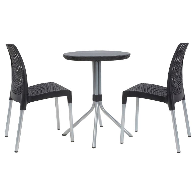 Chelsea Outdoor Bistro Set 3pc Charcoal - Keter