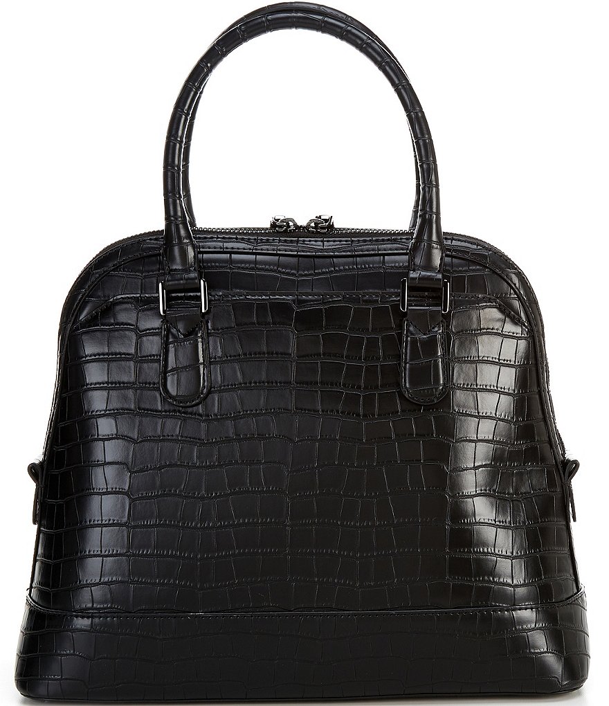 KARL LAGERFELD PARIS Signature Simone Satchel Bag