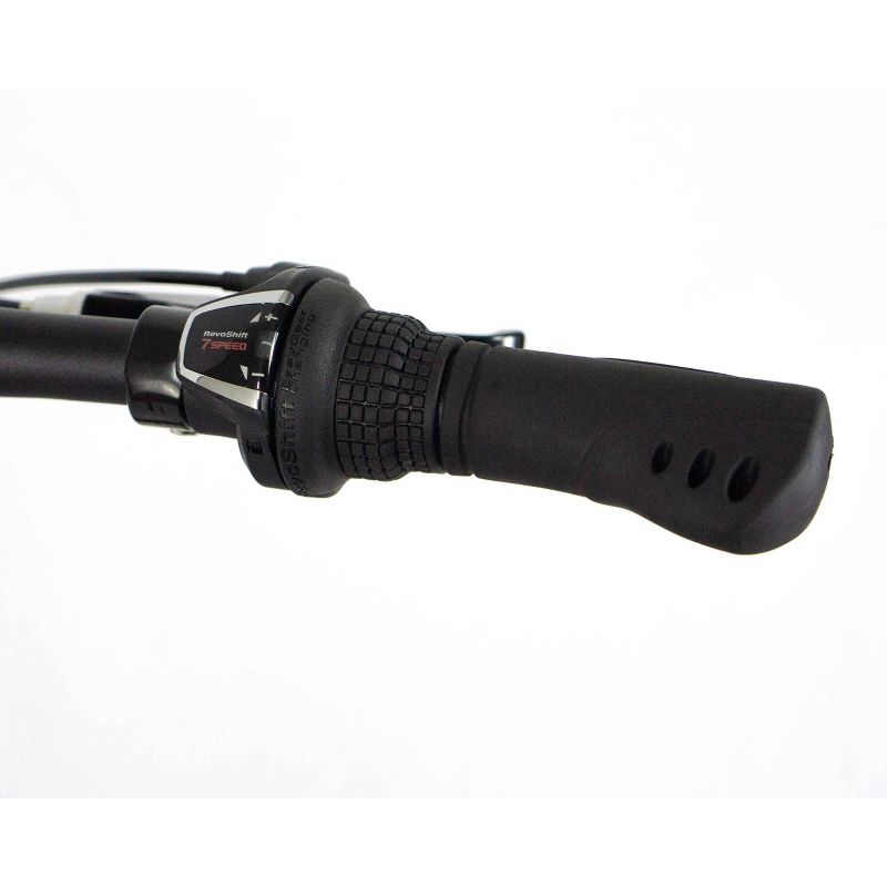 ZiZZO Via 7-Speed Aluminum 20" Folding Bike - Black