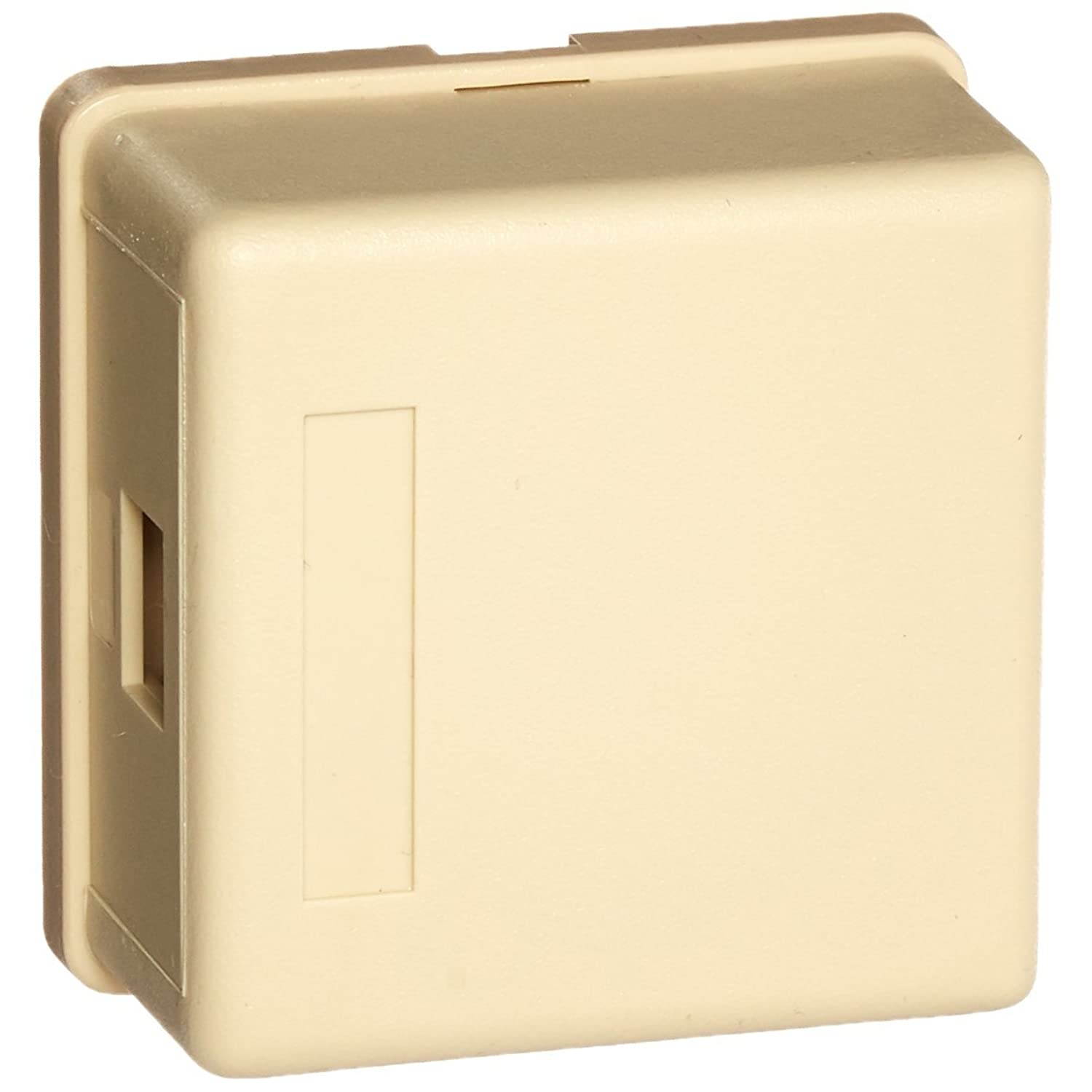 Morris 88252 Surface Mount Box for Keystone Jack, 1 Gang, Ivory