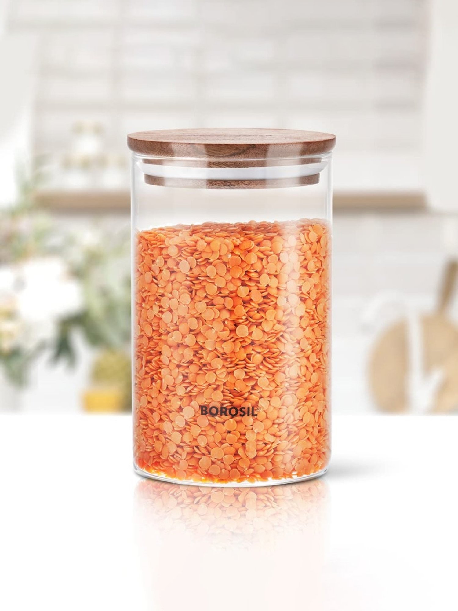 Borosil Transparent Glass Jar & Container (300ml)