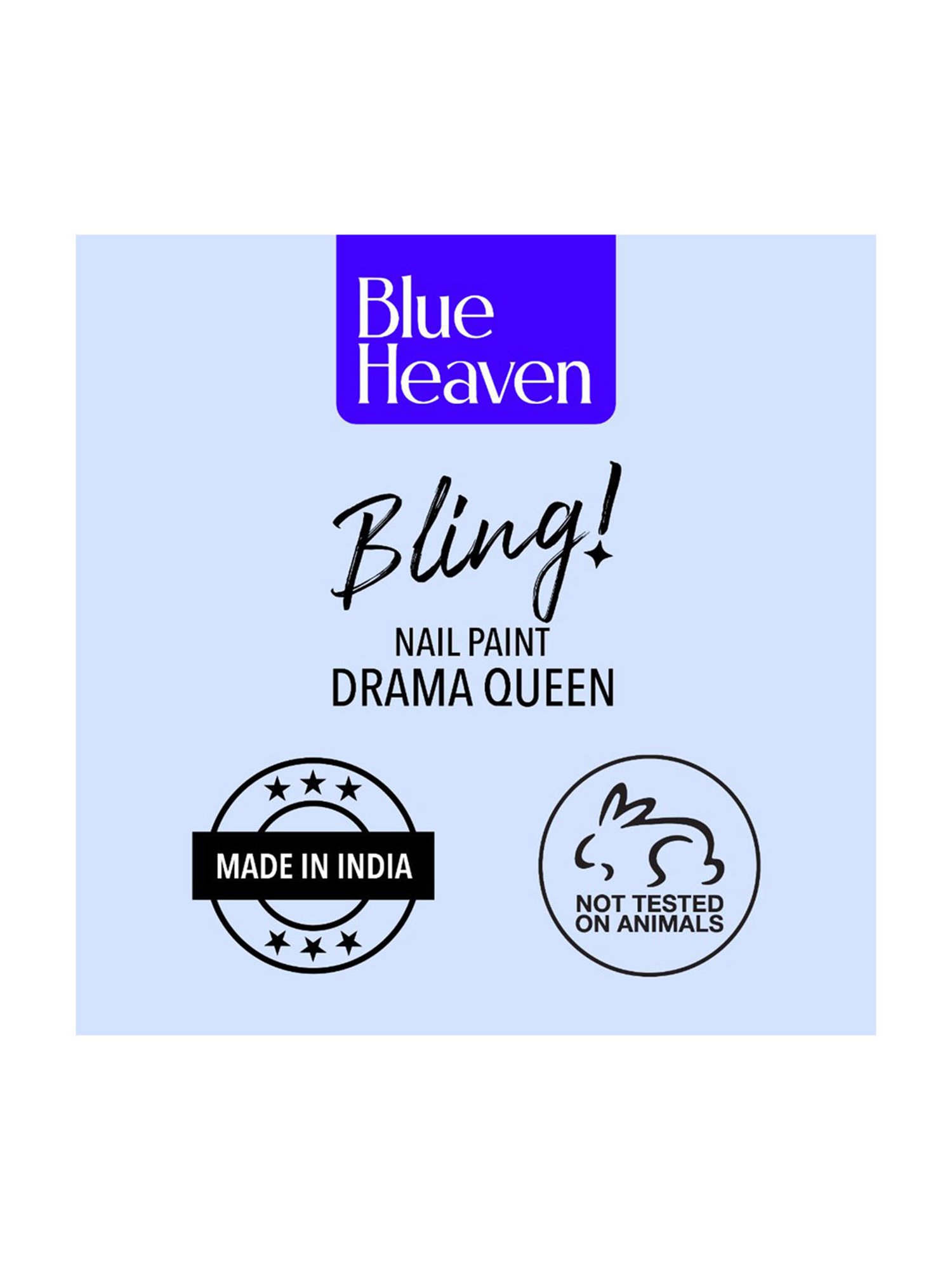 Blue Heaven Drama Queen Edition Bling Nail Paint Set