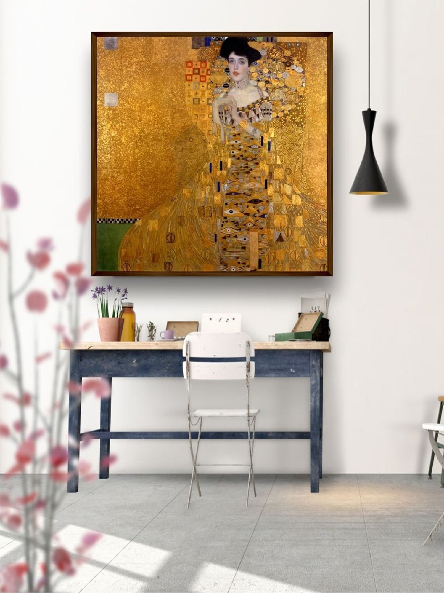 The Art House Abstract Multicolor Canvas Wall Painting