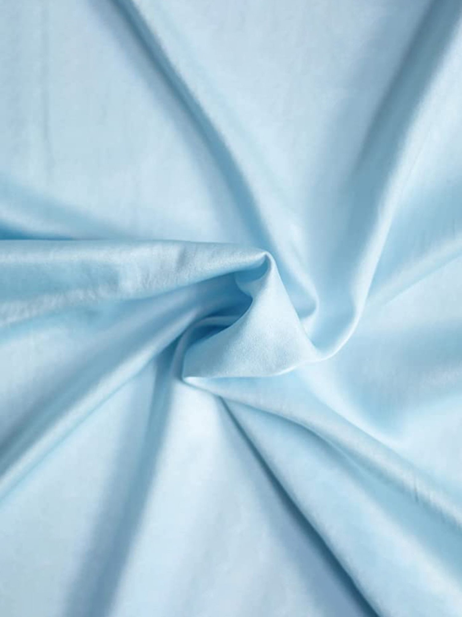 Stoa Paris Date Night Collection Dreamy Blue 300 TC Polyester Single Bedsheet with Pillow Cover