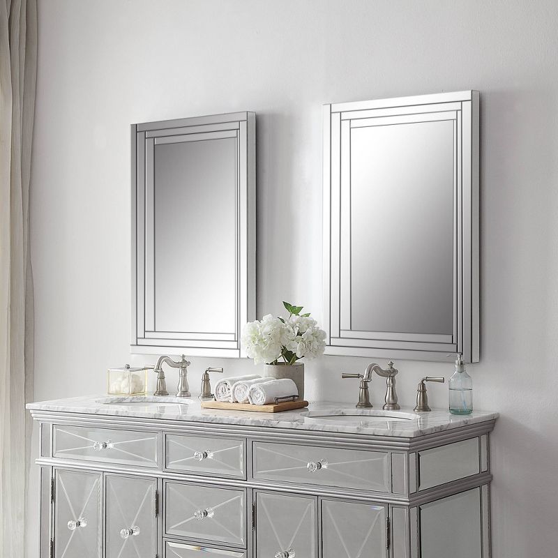 Rectangle Alanna Frameless Vanity Decorative Wall Mirror - Uttermost