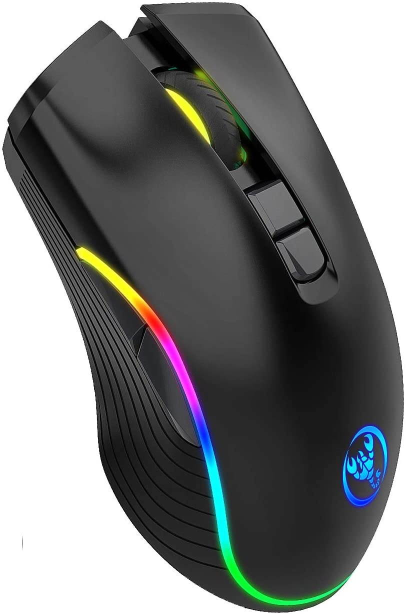 Type C Fast Charging Mice2.4Ghz Wireless Gaming Mouse with RGB Backlight- Black