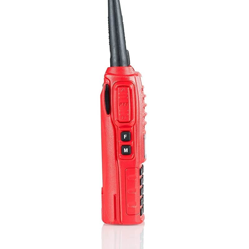 UV82HP RED High Power Dual Band Radio 136174mhz VHF 400520mhz UHF Amateur Ham Portable TwoWay