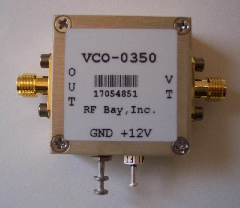 330-370MHz Voltage Controlled Oscillator VCO-0350, SMA