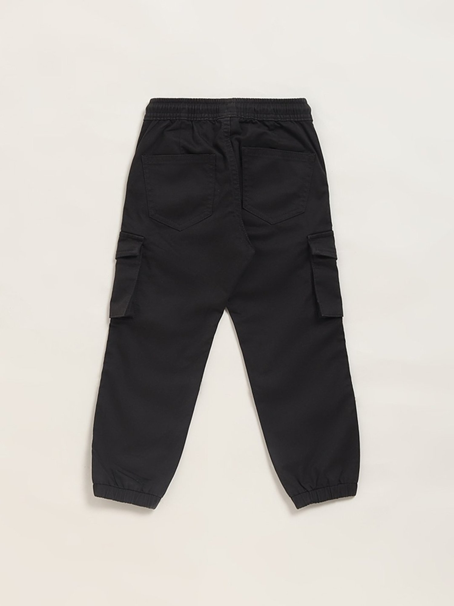 HOP Kids by Westside Black Cargo Joggers
