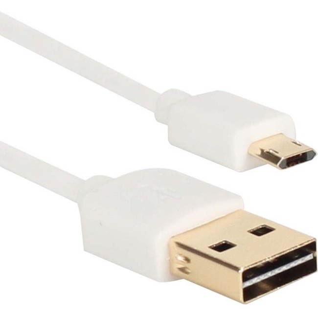 Qvs Premium Sync/Charging Usb/Micro-Usb Data Transfer Cable