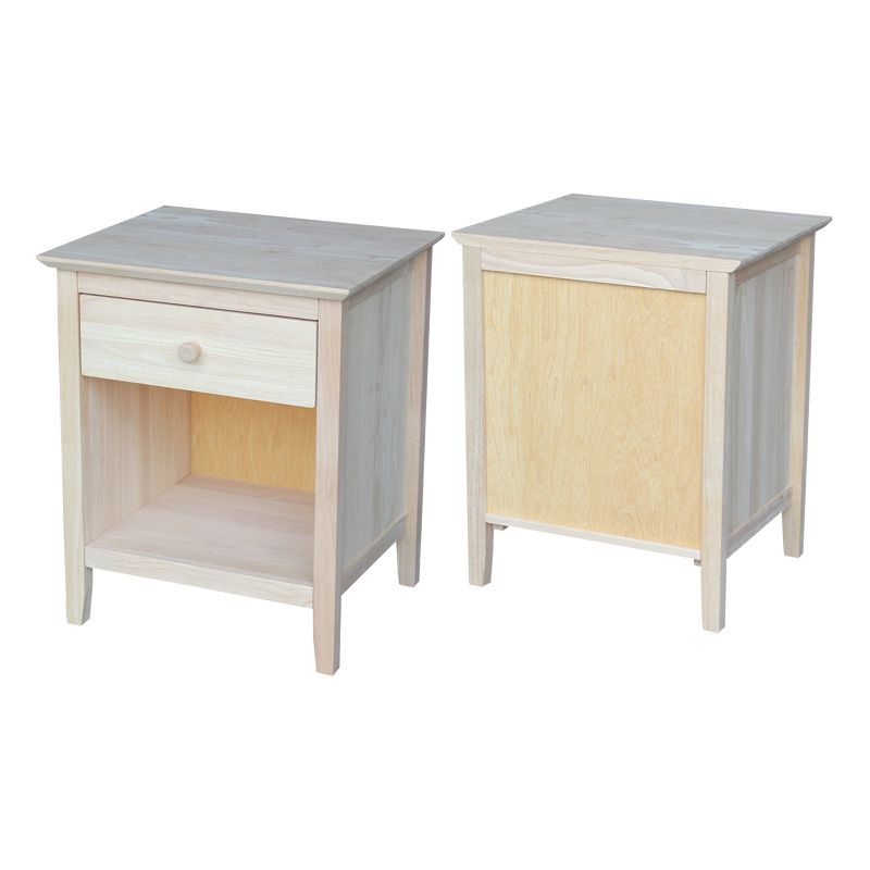 Nightstand Unfinished - International Concepts
