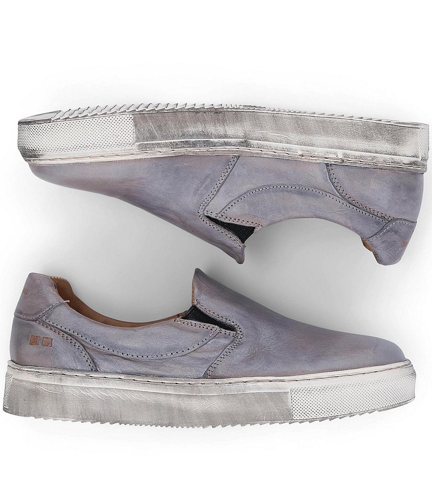 Bed Stu Hermione Leather Distressed Slip On Sneakers