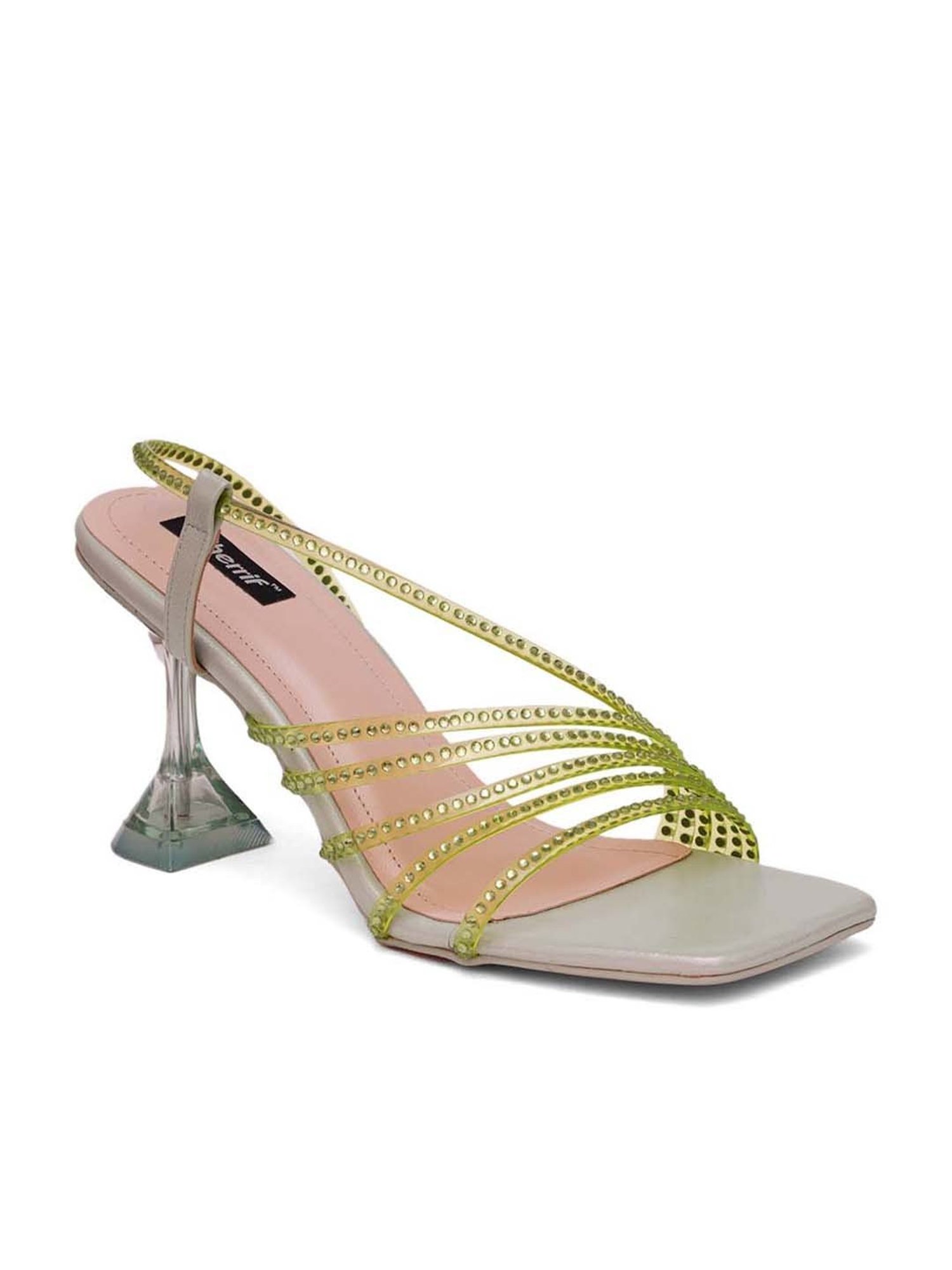 Sherrif Women's Green Sling Back Sandals