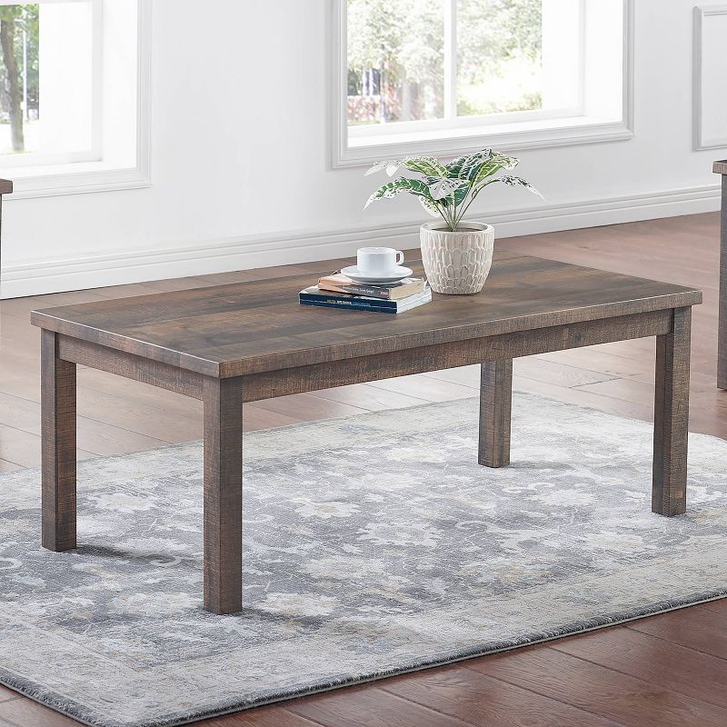 Brunsin Coffee Table and 2 End Table Set Antique White - miBasics