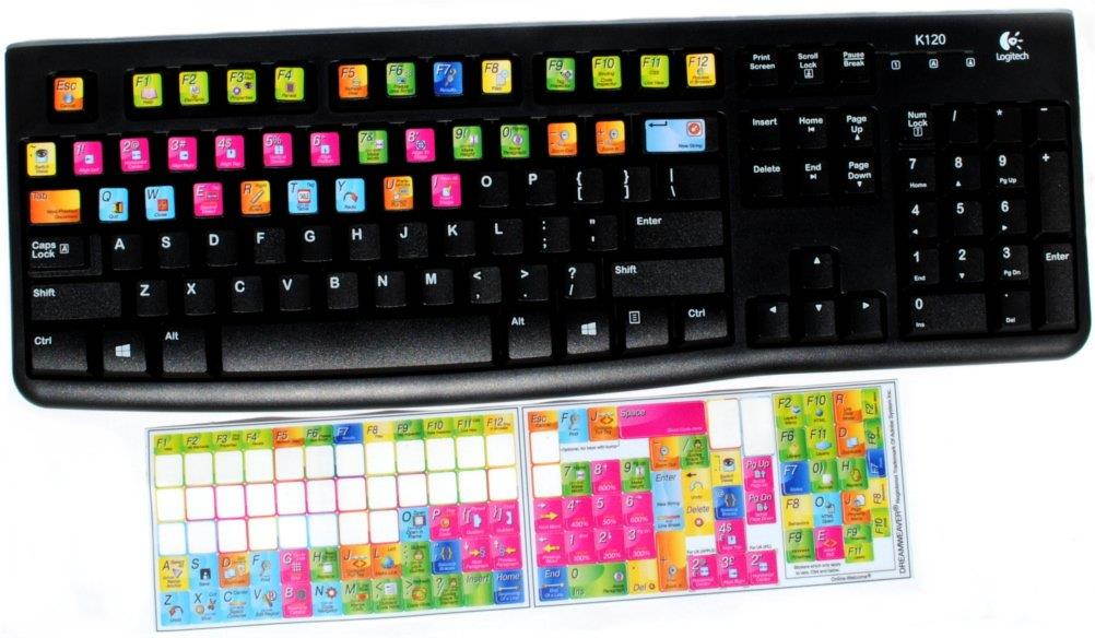 Adobe Dreamweaver - New Editing Stickers for Keyboard