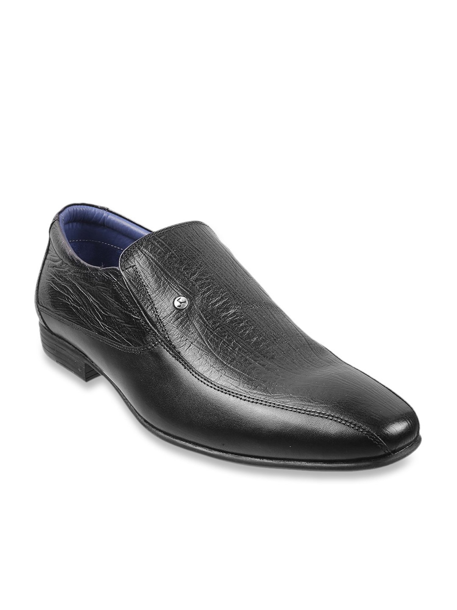 Mochi Men's Black Formal Loafers