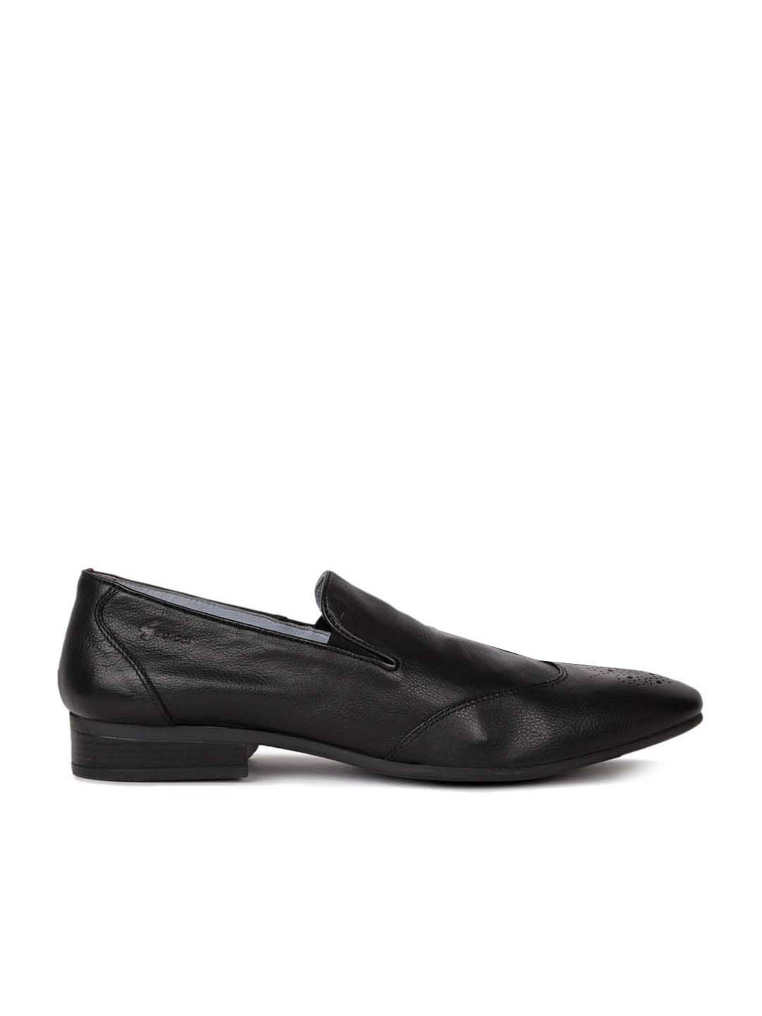 Gabicci Men's Fangio  Black Formal Slip-Ons