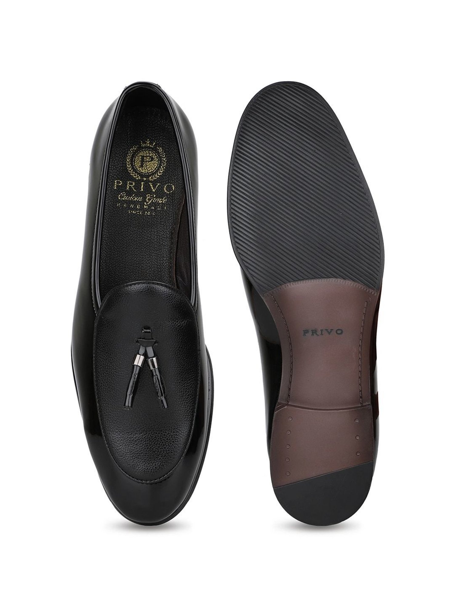 Privo by Inc.5 Men's Black Formal Mocassins