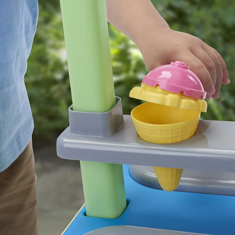 American Plastic Toys Kids My Very Own First Ice Cream Cart Stand Role Play Set