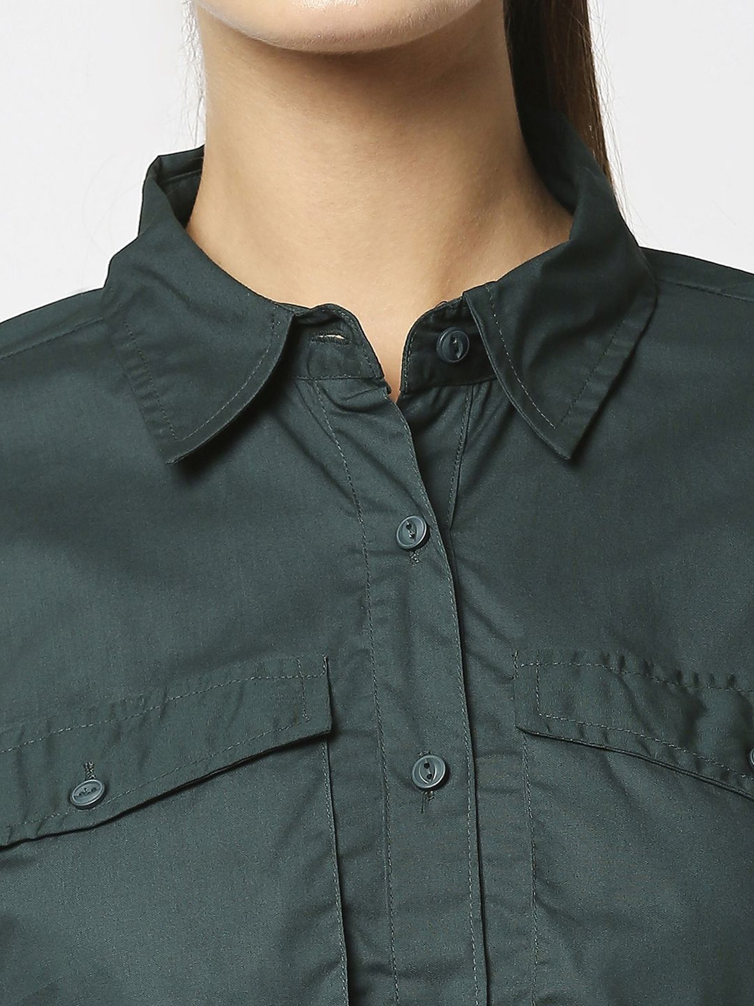 Remanika Green Pure Cotton Shirt