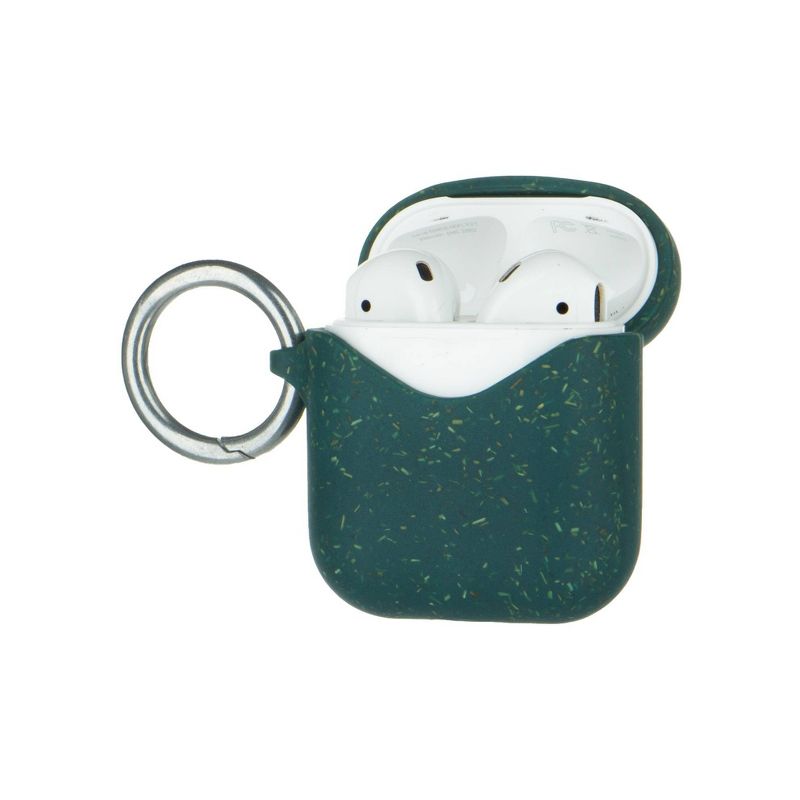 Pela Eco-Friendly Apple AirPods Gen 1&2 Case Compatible with Wireless Charging - Green