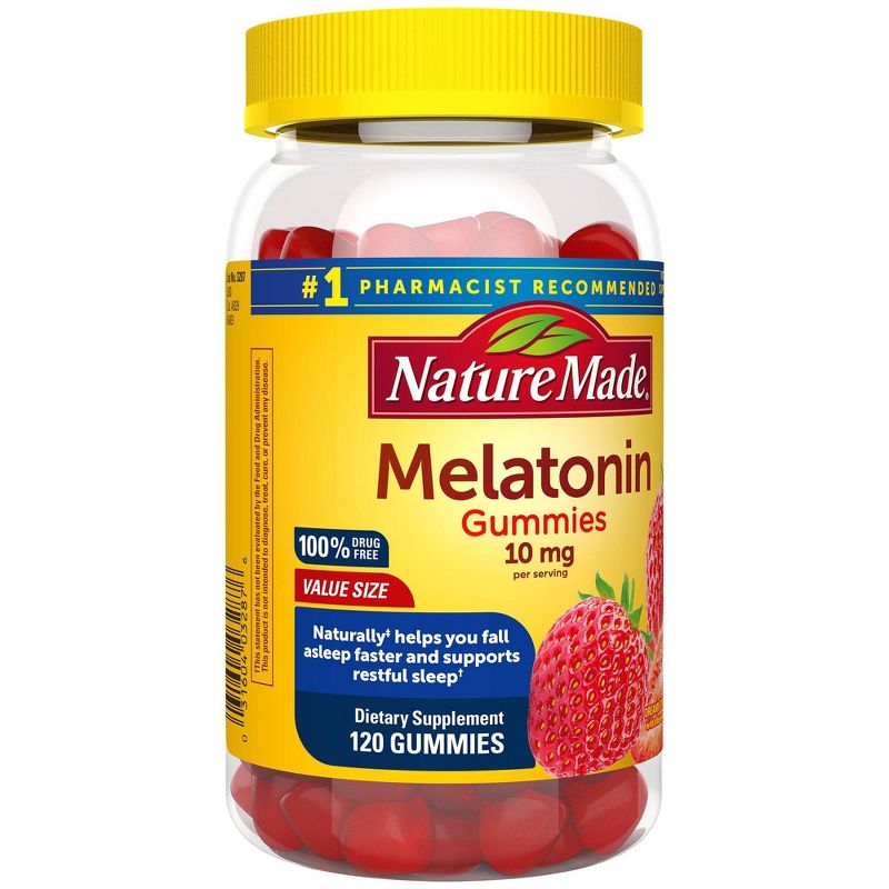 Nature Made Melatonin 10mg Extra Strength Gummies - 120ct