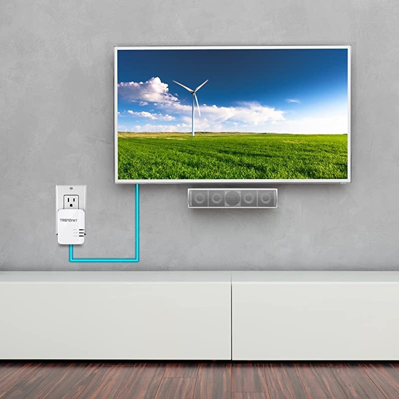 Powerline 1300 AV2 Adapter, IEEE 1905.1 & IEEE 1901, Gigabit Port, Range Up to 300m (984 ft.), TPL-422E White