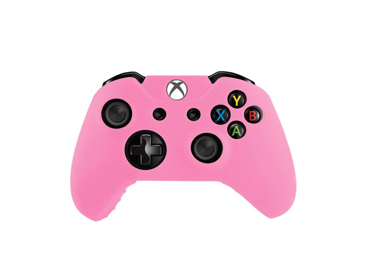 Flexible Silicone Protective Case For Xbox-One Game Controller - Black/Green/Pink [Xbox One]