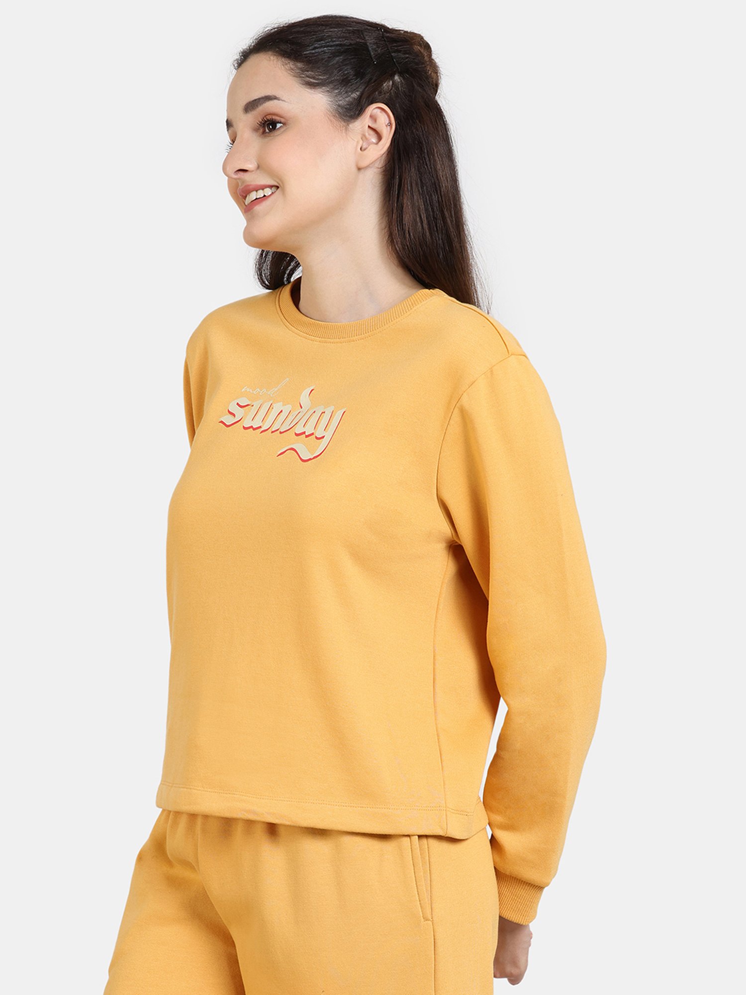 Coucou by Zivame Yellow Printed Pullover