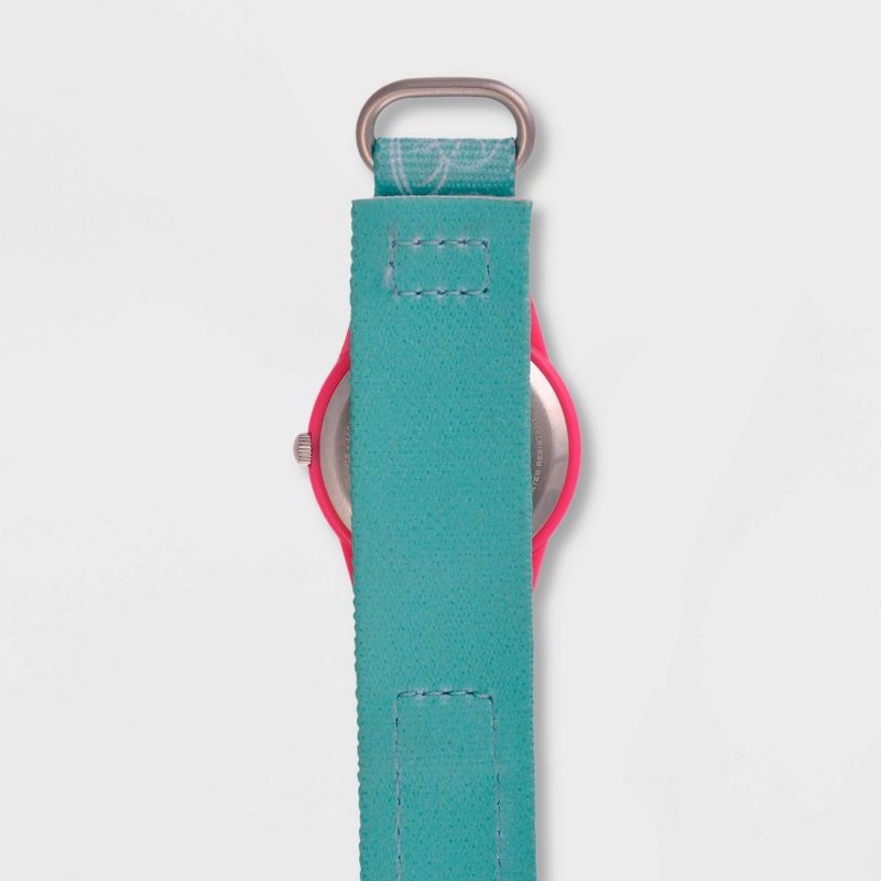 Girls' Disney Ariel Plastic Time Teacher Watch - Blue