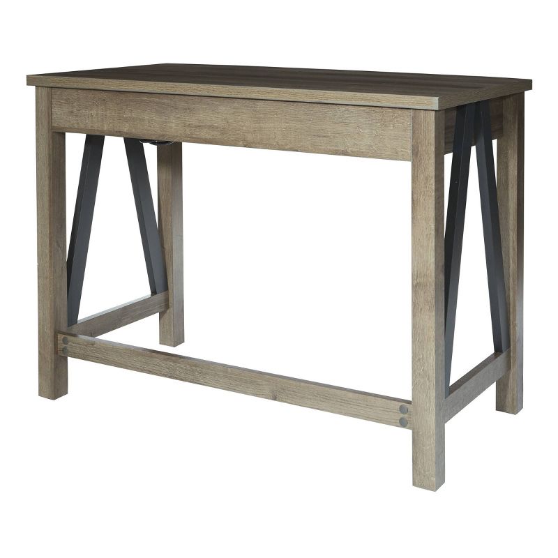 42" Braydon Writing Desk Gray Oak - OSP Home Furnishings