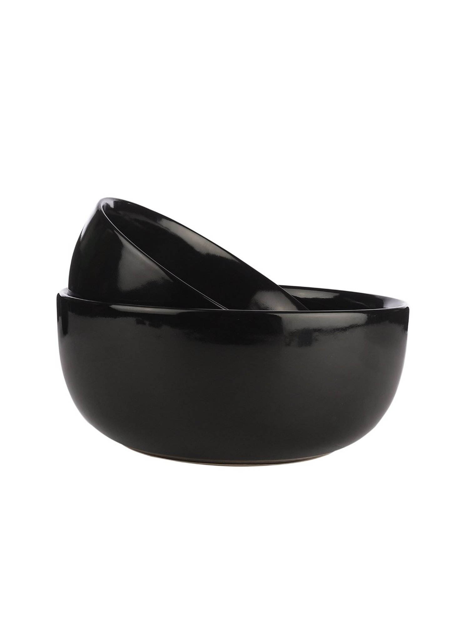 VarEesha Black Ceramic 10 Piece Dinner Set