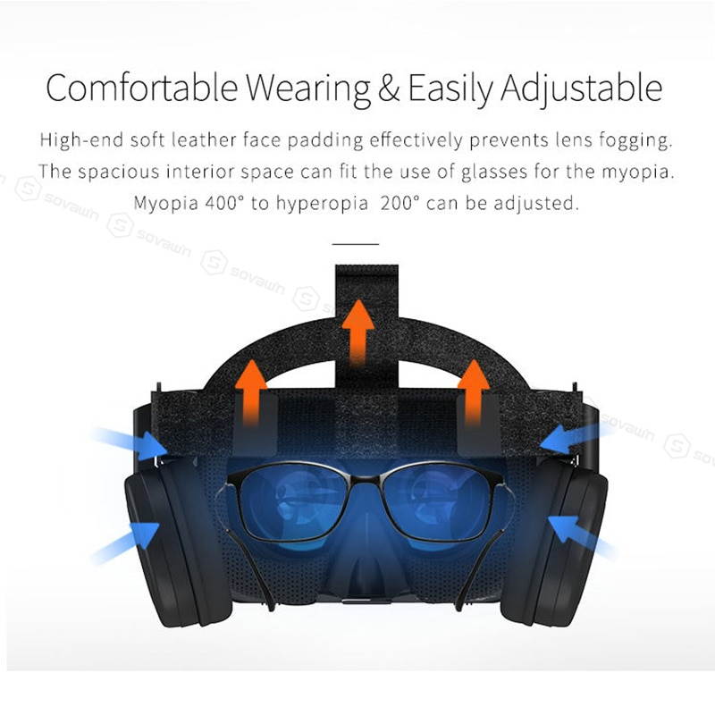 BOBOVR Z5 Update BOBO VR Z6 3D Glasses Virtual Reality Binocular Stereo Bluetooth VR Headset Helmet For iPhone Android