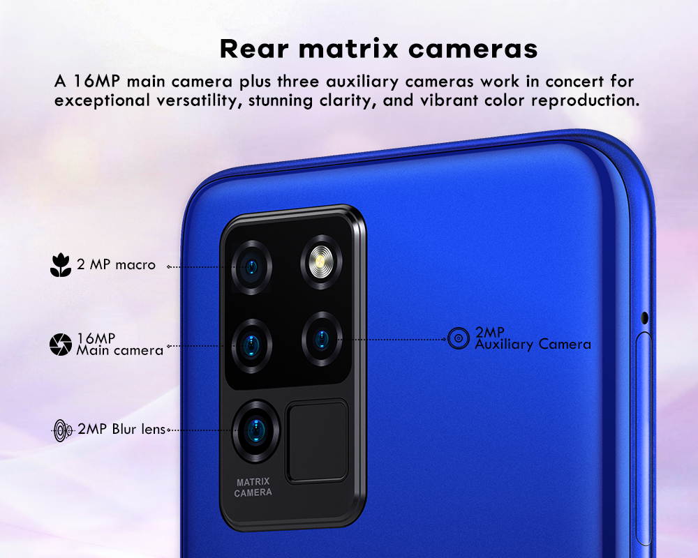 Mobile Phones,OUKITEL C21 6.4 Inches FHD+ SIM Free Unlocked Android 10.0 Dual SIM Smartphone 4g,4GB RAM+64GB ROM Helio P60 4000mAh Big Battery Four Cameras 20MP Front Camera Mobile Phone