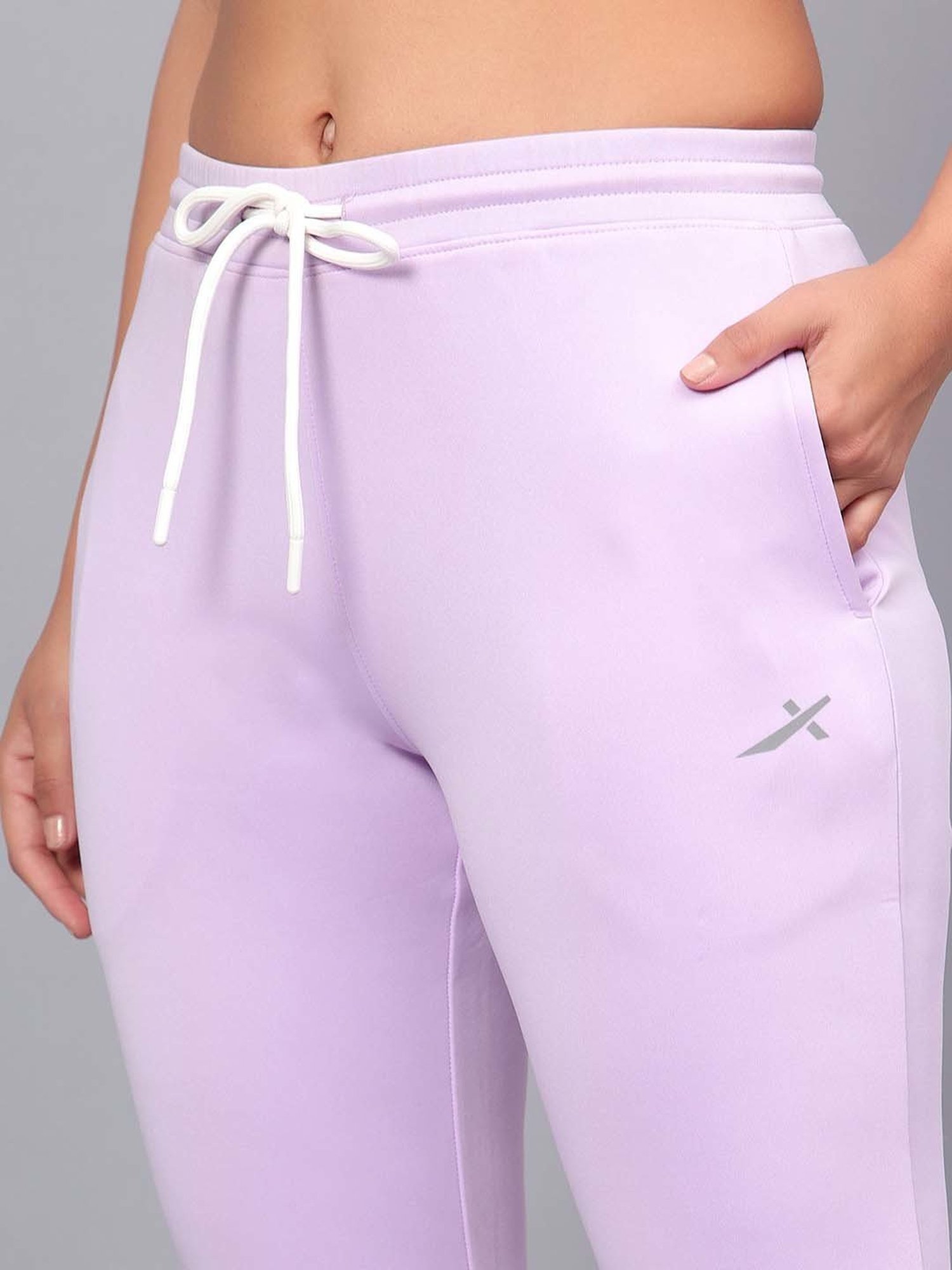 Vector X Lavender Regular Fit Mid Rise Track Pants