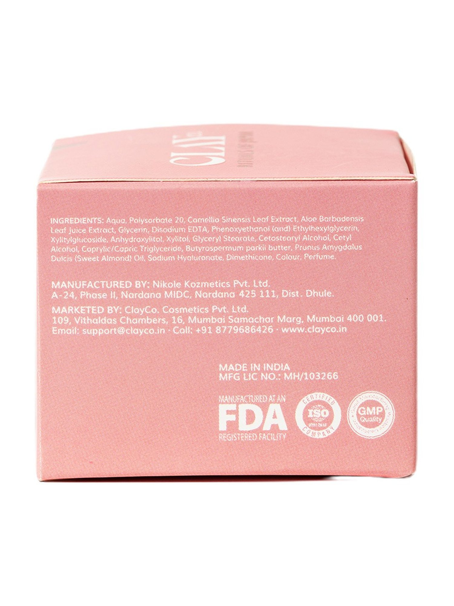 CLAYco Tsubaki + Matcha Moisturiser with Vitamin C for Oily and Sensitive Skin - 50 ml