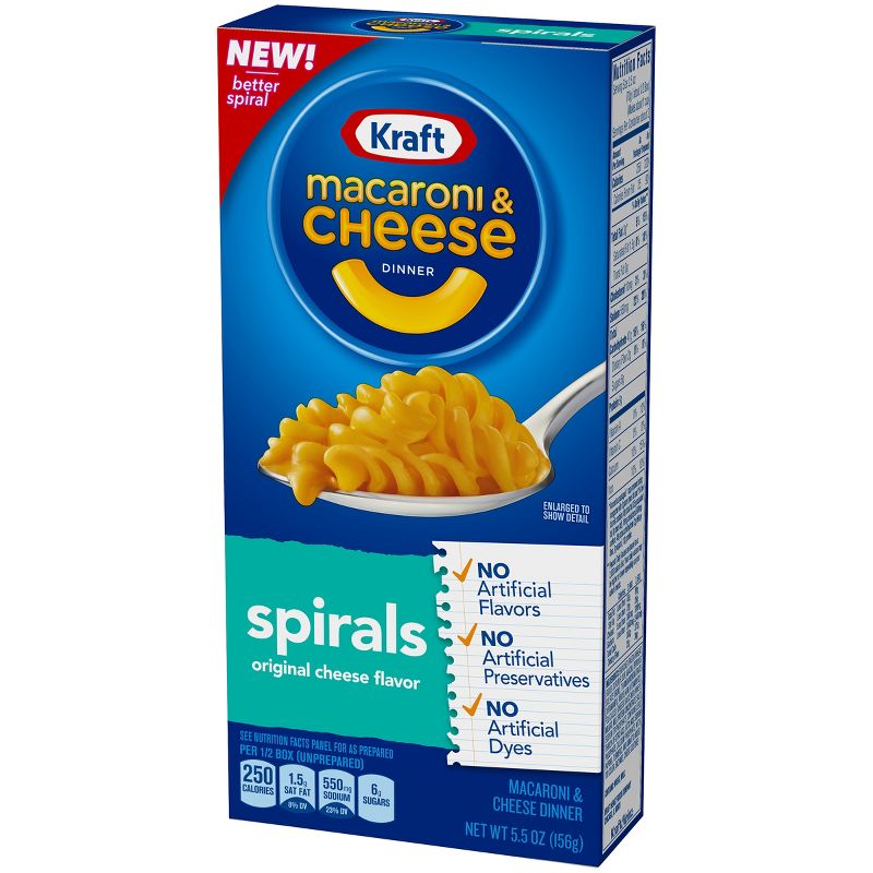 Kraft Spirals Macaroni & Cheese Dinner 5.5oz