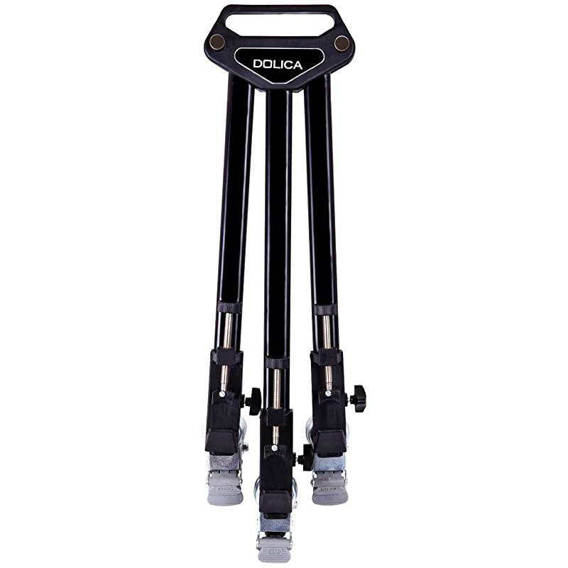 LT-D100 Professional Lightweight and Heavy Duty Tripod Dolly with Adjustable Leg Mounts,Black