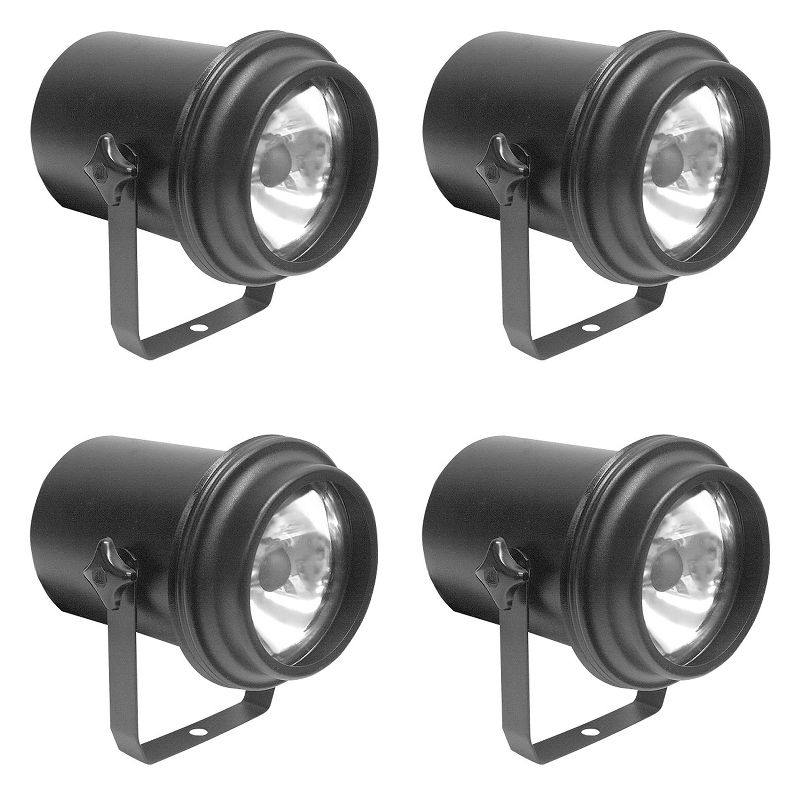 ADJ Products PL-1000 DJ Party 30 Watt Par Can Halogen Pin Spot Light Stage Lighting (4 Pack)