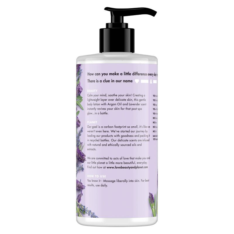Love Beauty and Planet Argan Oil and Lavender Lotion - 3ct/13.5 fl oz each
