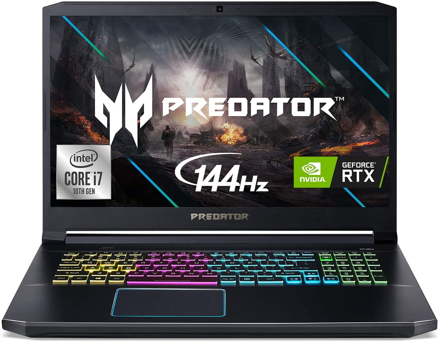 2021 Acer Predator Helios 300 17.3" FHD IPS 144Hz Premium Gaming Laptop, 10th Gen Intel 6-Core i7-10750H, 24GB RAM, 2TB PCIe SSD, NVIDIA GeForce RTX 2070 Max-Q 8GB, RGB Backlit Keyboard, Windows 10