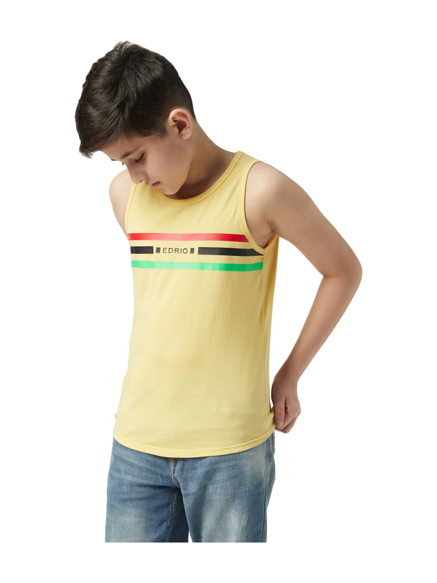 Palm Tree Kids Navy Printed Vest