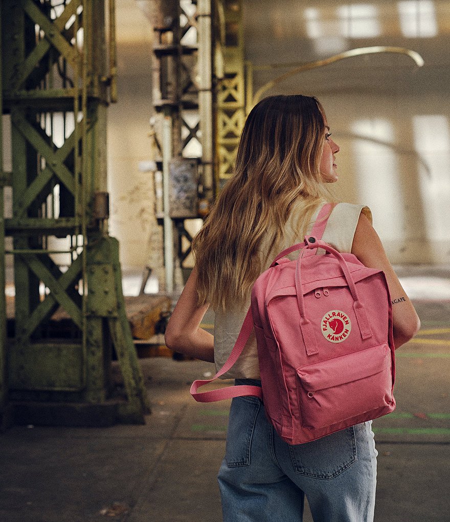 Fjallraven Kanken Water-Resistant Cotton Zipper Convertible Backpack